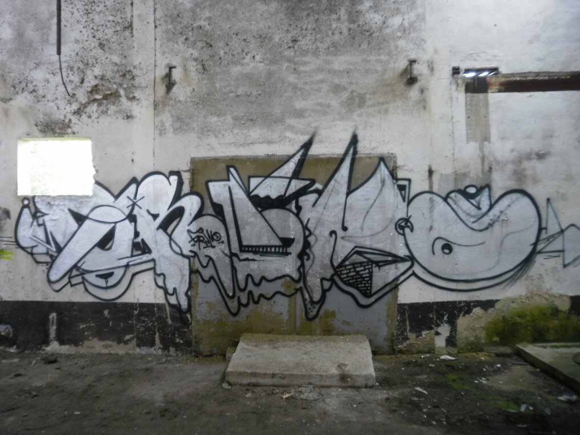 Graffiti Bombing in gera - Photo by geracity - grino