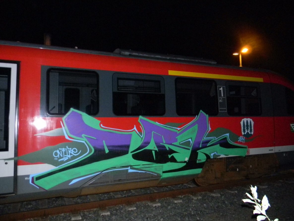 Graffiti Wall in Gera - Photo by geracity - dark (2011)