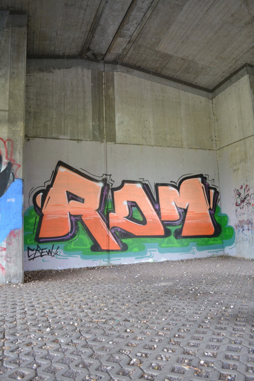 Graffiti Wall in Gera - Photo by geracity - rdm, redröm