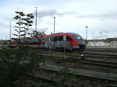 Graffiti Train in Gera - Photo by geracity - vsr, ser (2008)