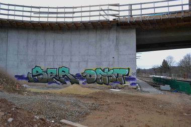 Graffiti Wall in Gera - Photo by geracity - ser, dfkt