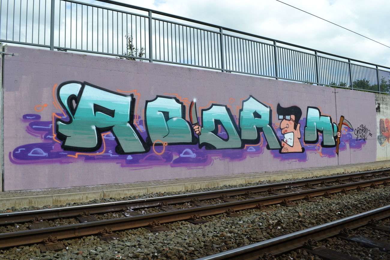 Graffiti Wall in Gera - Photo by geracity - redröm, rdm