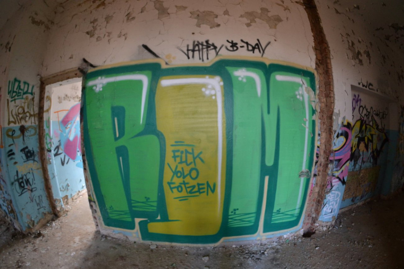 Graffiti Wall in gera - Photo by geracity - rdm, Redröm