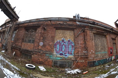 Graffiti Wall in Leipzig - Photo by geracity - dark (2014)