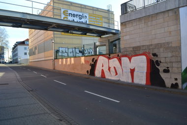 Graffiti Wall in gera - Photo by geracity - rdm, redröm (2015)
