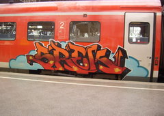 Graffiti Train in Leipzig - Photo by geracity - srek