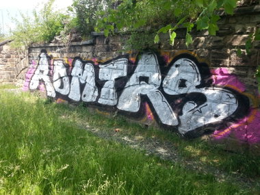 Graffiti Wall in Gera - Photo by geracity - rdm, redröm, trs