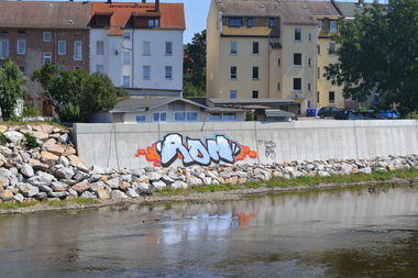Graffiti Wall in Gera - Photo by geracity - rdm, redröm
