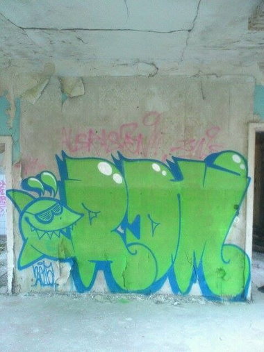 Graffiti Wall in Gera - Photo by geracity - rdm, redröm