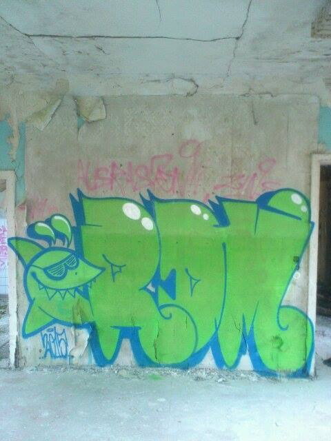 Graffiti Wall in Gera - Photo by geracity - rdm, redröm