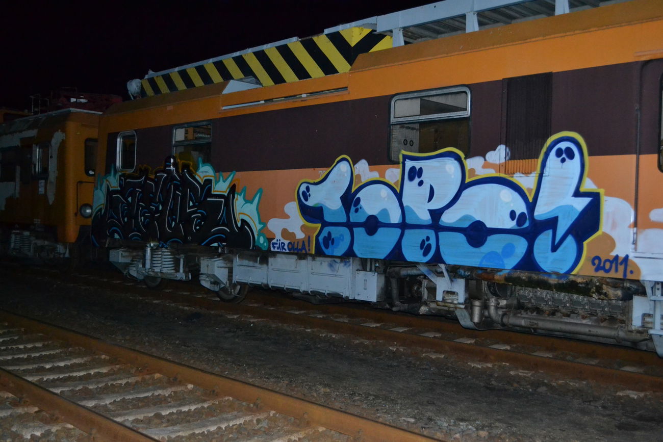 Graffiti Train - Photo by geracity - zeus, topo