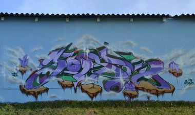 Graffiti Wall in gera - Photo by geracity - sork, sunds (2014)