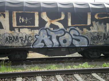 Graffiti Train in Gera - Photo by geracity - atos