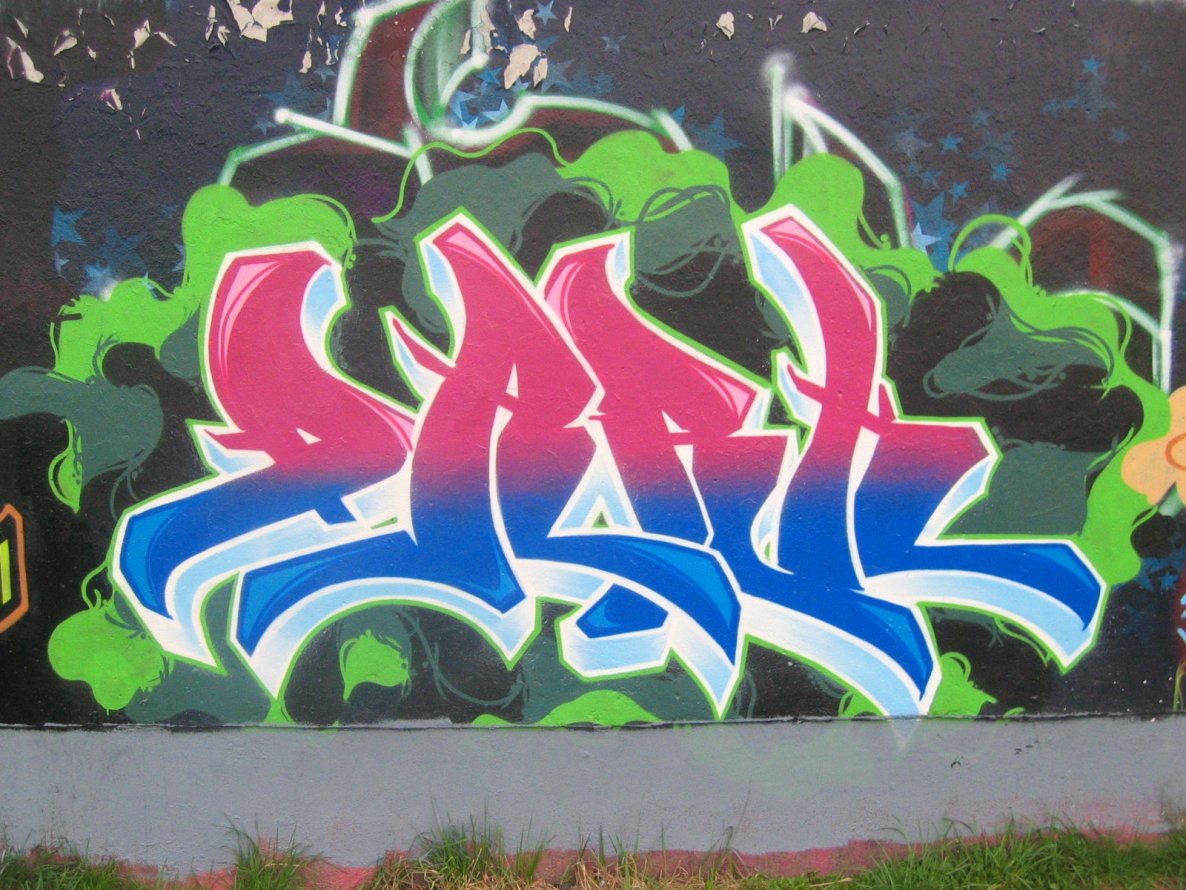 Graffiti Wall in gera - Photo by geracity - dark