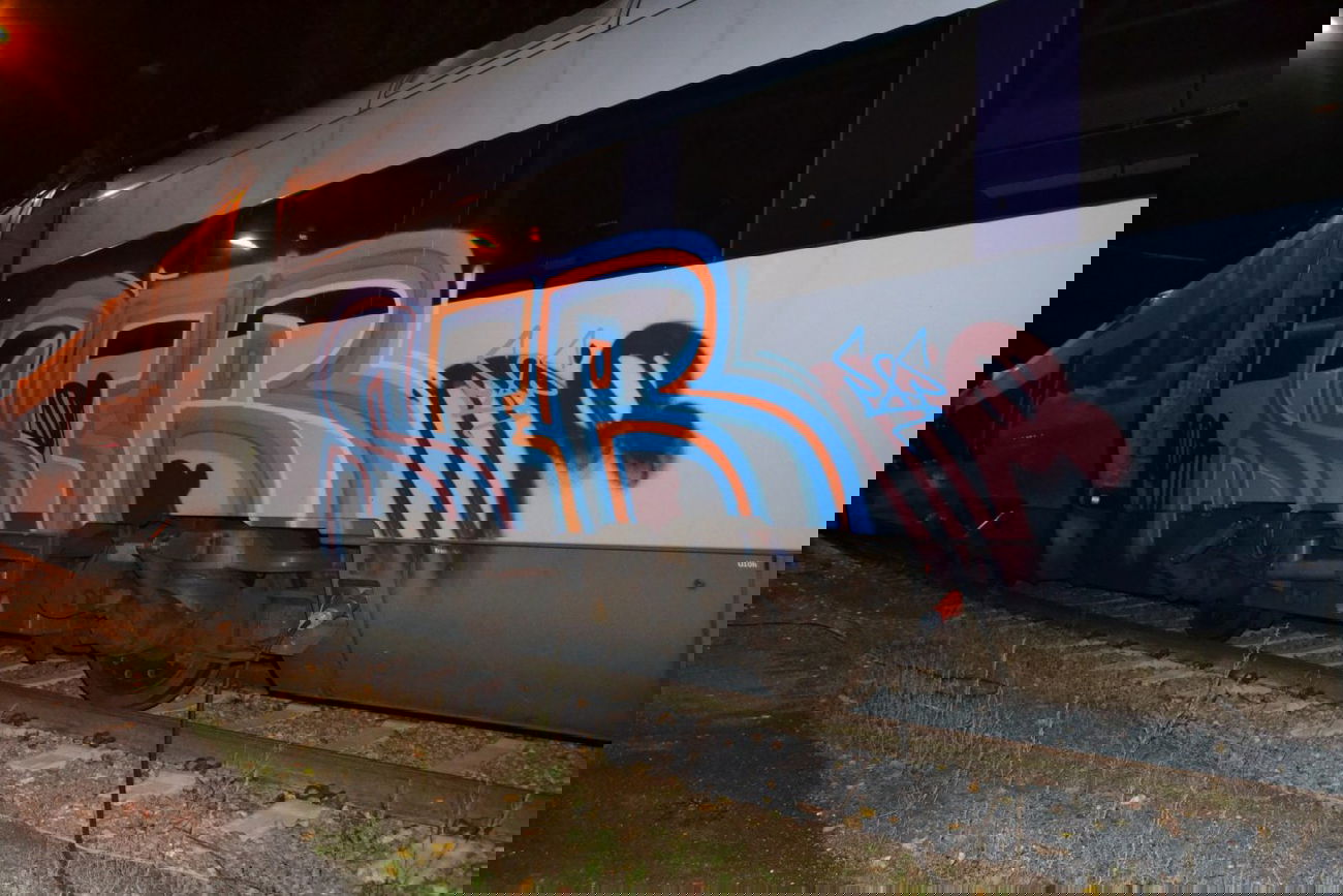 Graffiti Train in Kopenhagen - Photo by geracity - ser, sunds (2014)
