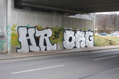 Graffiti Bombing in gera - Photo by geracity - hr, org