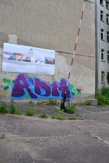 Graffiti Wall in Gera - Photo by geracity - rdm, redröm
