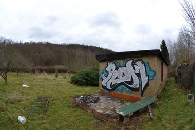 Graffiti Bombing in gera - Photo by geracity - rdm, redröm (2015)