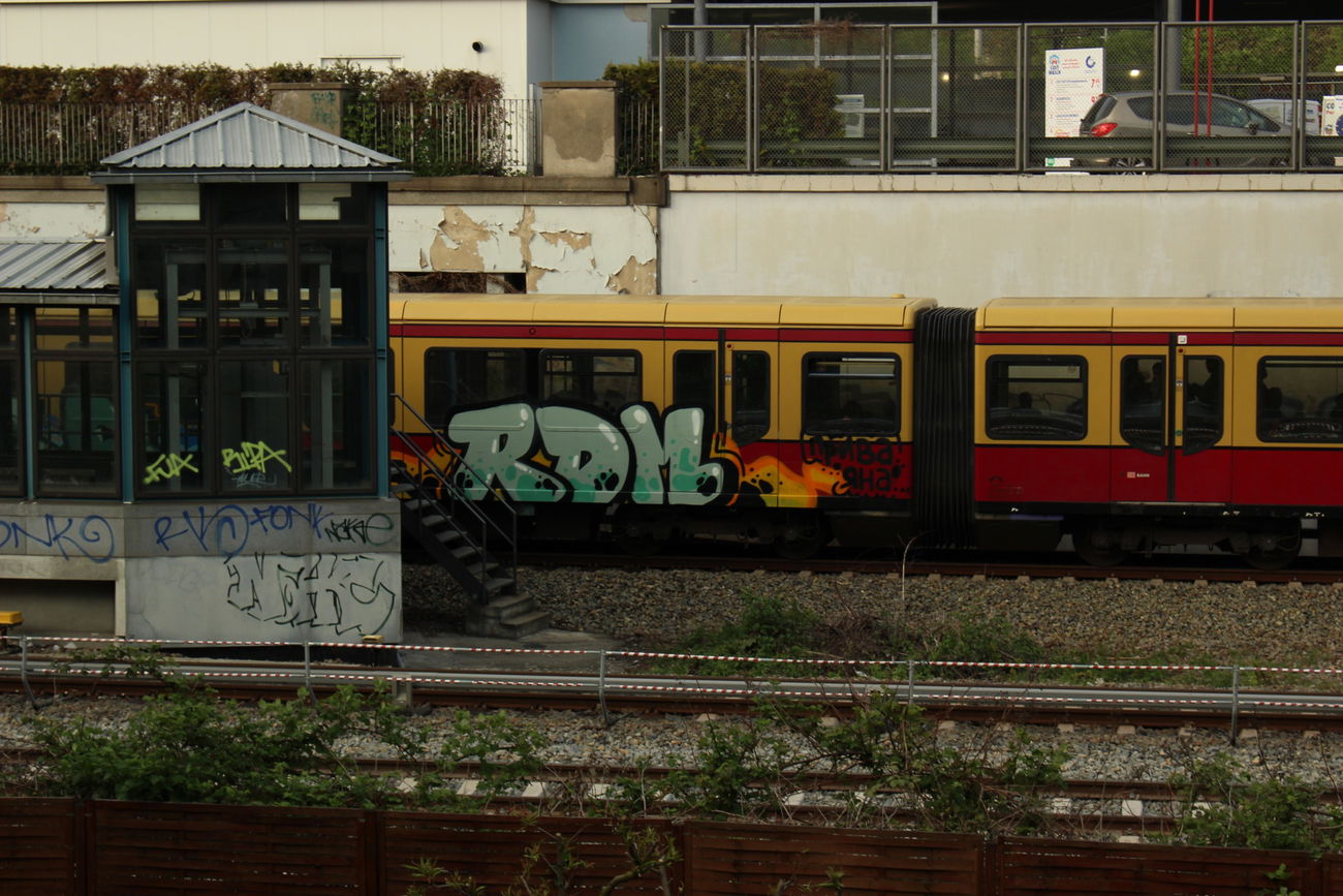 Graffiti Train in Berline - Photo by geracity - rdm