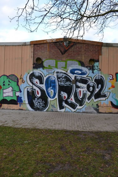 Graffiti Wall in gera - Photo by geracity - sore, kush (2014)