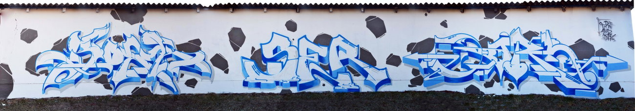 Graffiti Wall in Gera - Photo by geracity - sork, ser, dark