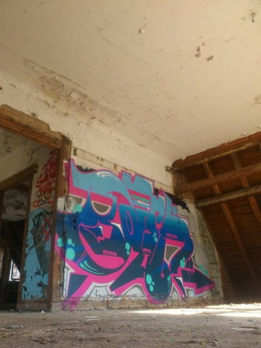 Graffiti Wall in gera - Photo by geracity - dark (2015)