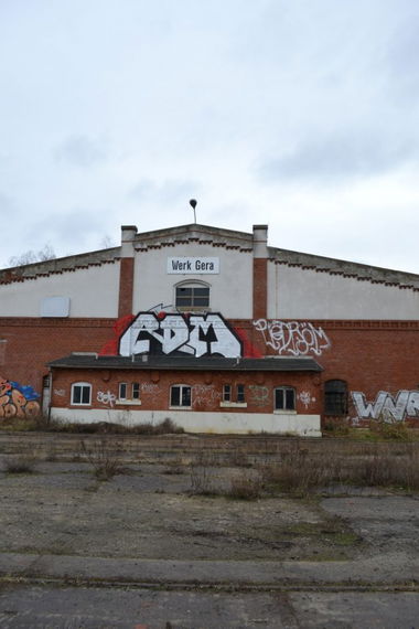 Graffiti Bombing in gera - Photo by geracity - rdm, redröm (2015)