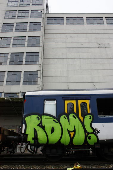 Graffiti Train in Schweiz - Photo by geracity - rdm, redröm