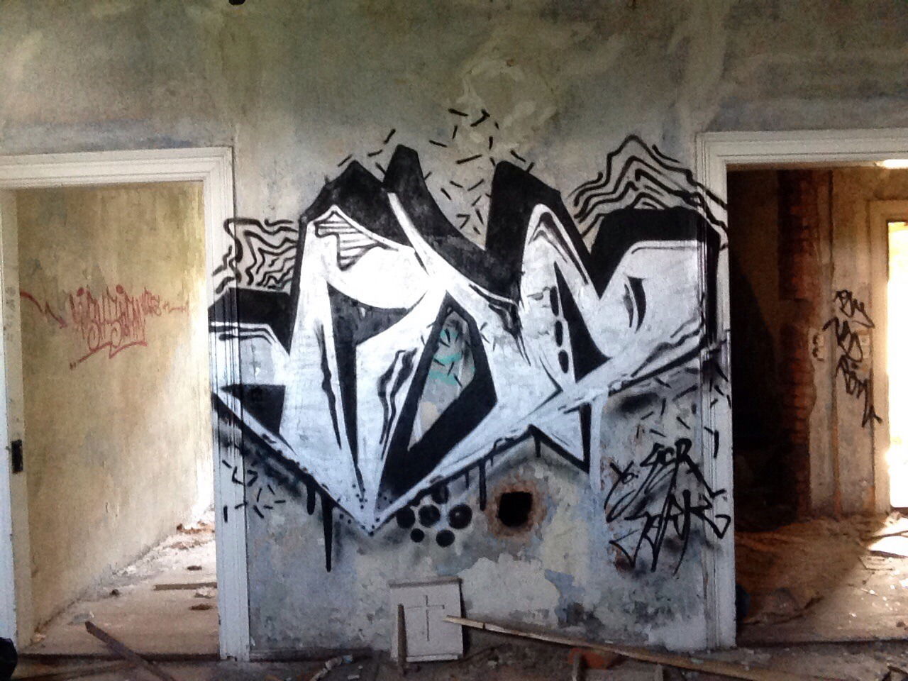 Graffiti Bombing in Gera - Photo by geracity - rdm, redröm