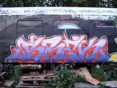 Graffiti Train in Jena - Photo by geracity - srek