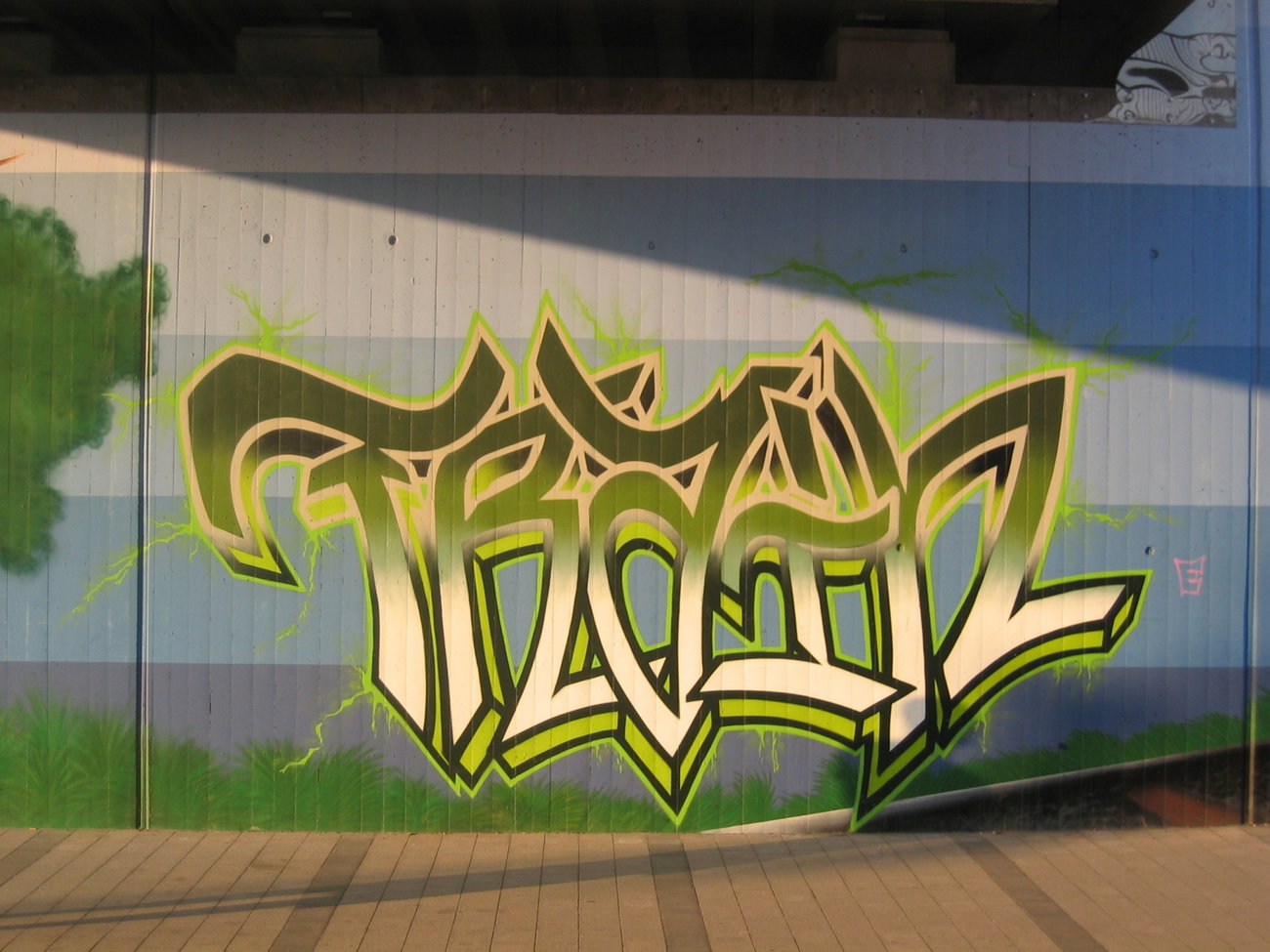 Graffiti Wall in Gera - Photo by geracity - train