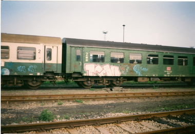 Graffiti Train in Gera - Photo by geracity