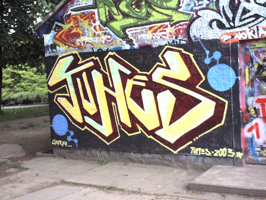 Graffiti Wall - Photo by geracity - tuhes
