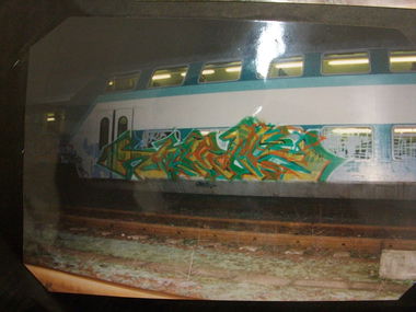 Graffiti Train - Photo by geracity