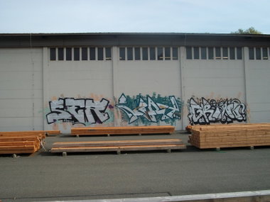 Graffiti Wall in Gera - Photo by geracity - ser, käry, grino