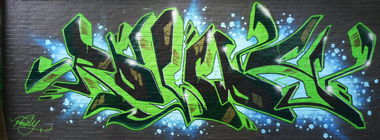 Graffiti Wall - Photo by ghettoklaus - rowdy (2013)