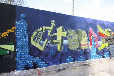 Graffiti Wall - Photo by ghettoklaus