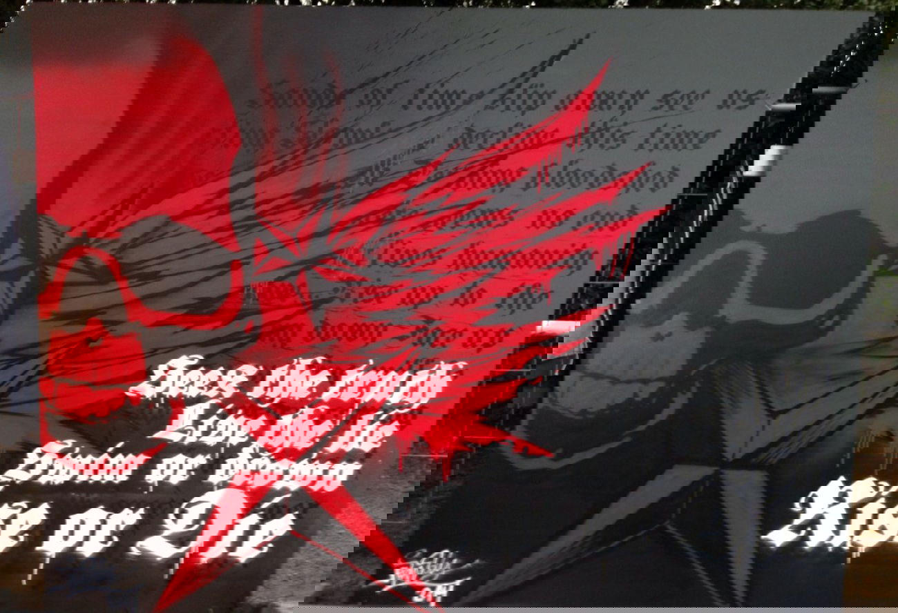 Graffiti Artwork - Photo by ghettoklaus - Rowdy, rise, or (2014)