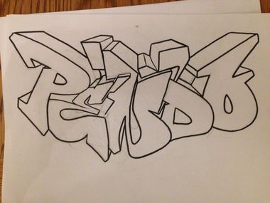 Graffiti Sketch - Photo by giant