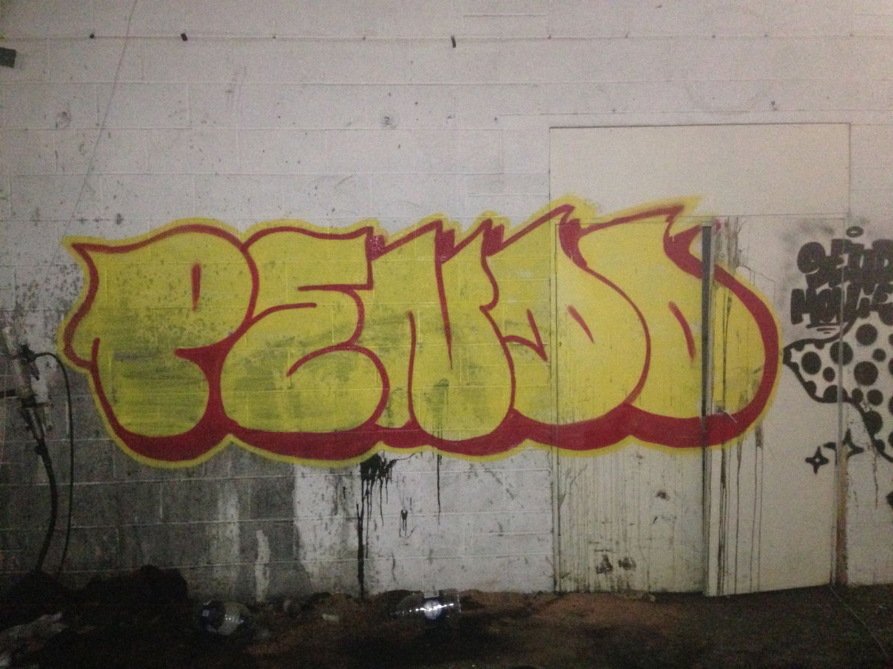 Graffiti Wall - Photo by giant - throwie, throw, paint