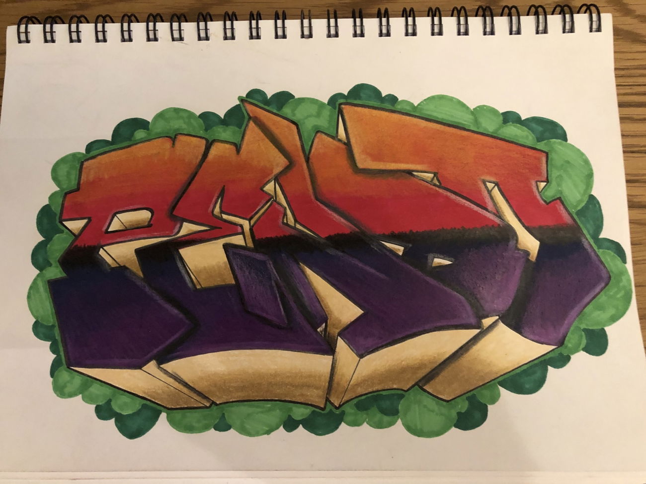 Graffiti Wall - Photo by giant - pendo, graff, graffiti