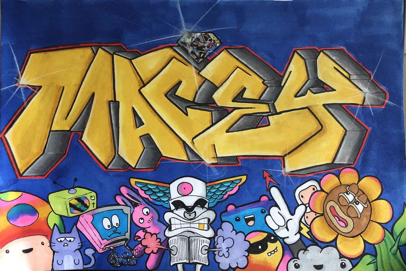 Graffiti Wall - Photo by giant - pendo, graff, graffiti