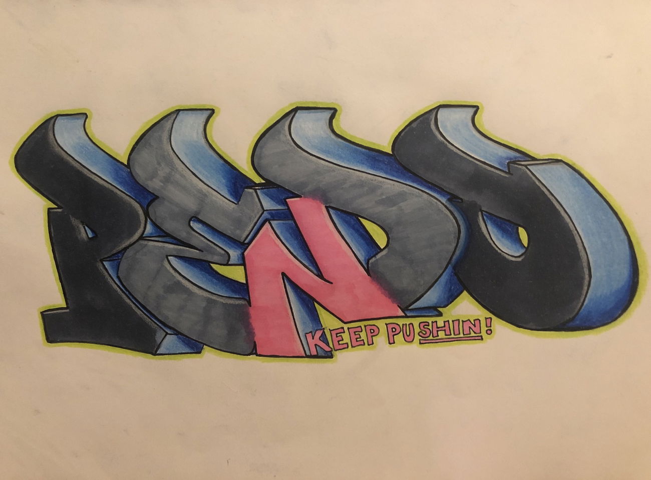 Graffiti Sketch - Photo by giant