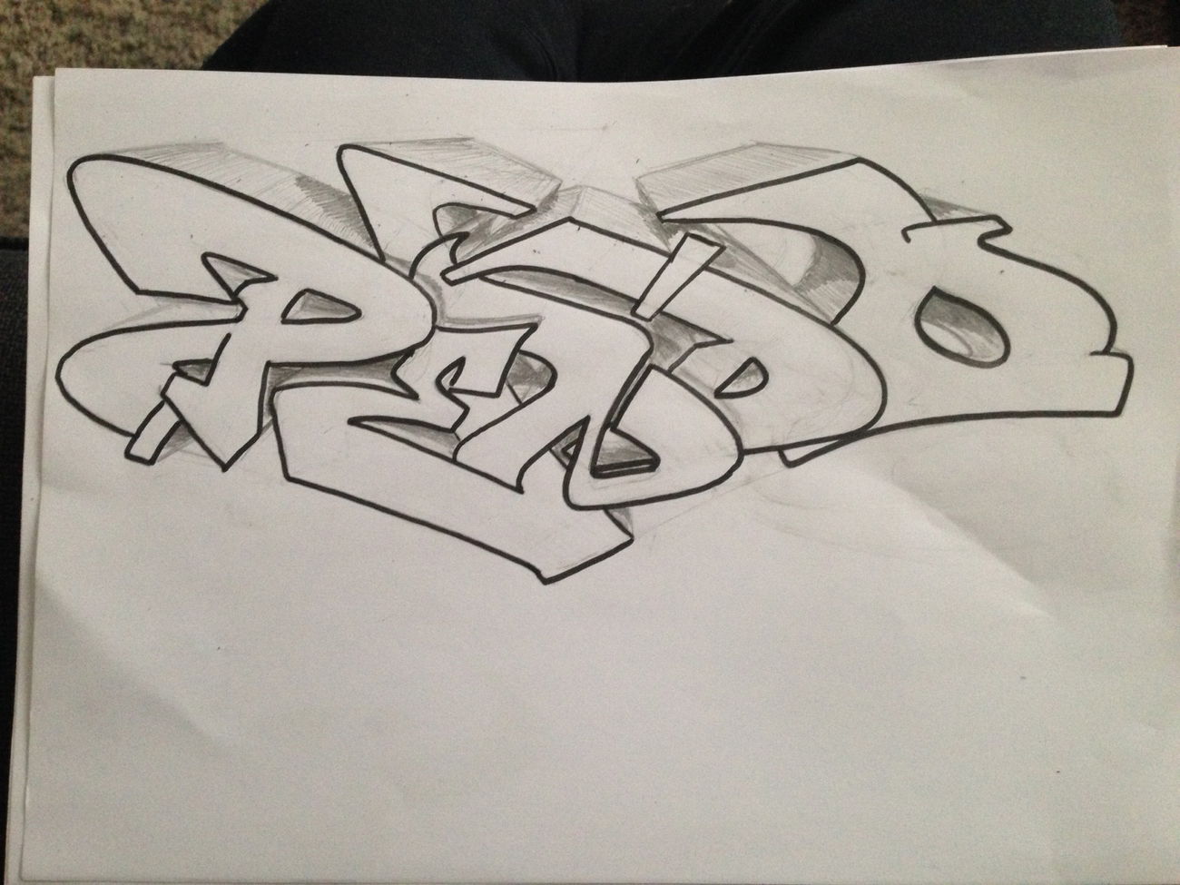 Graffiti Sketch - Photo by giant