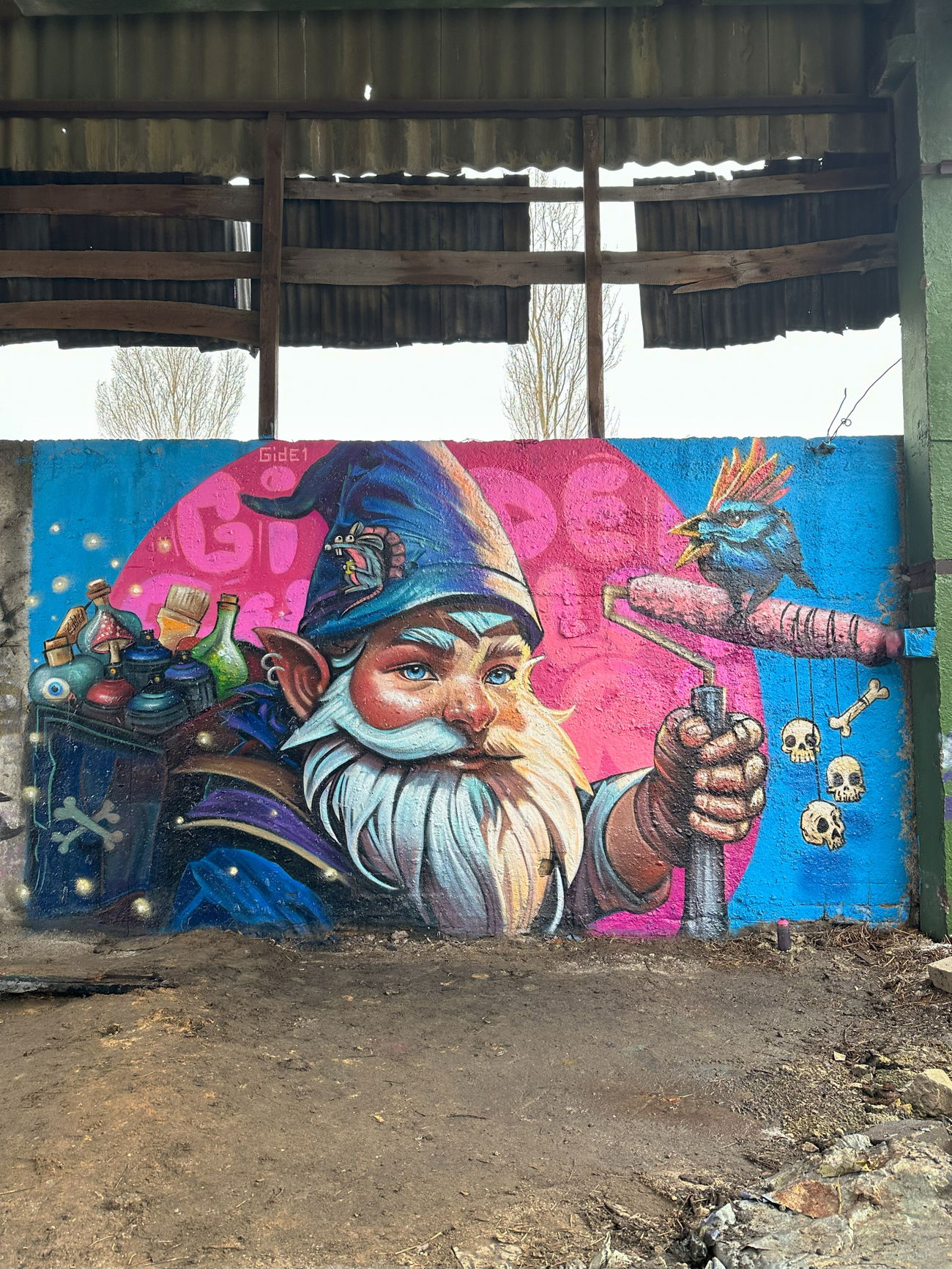 Graffiti Wall in Kyiv - Photo by gide1 - mural, граффити, graffiti (2024)