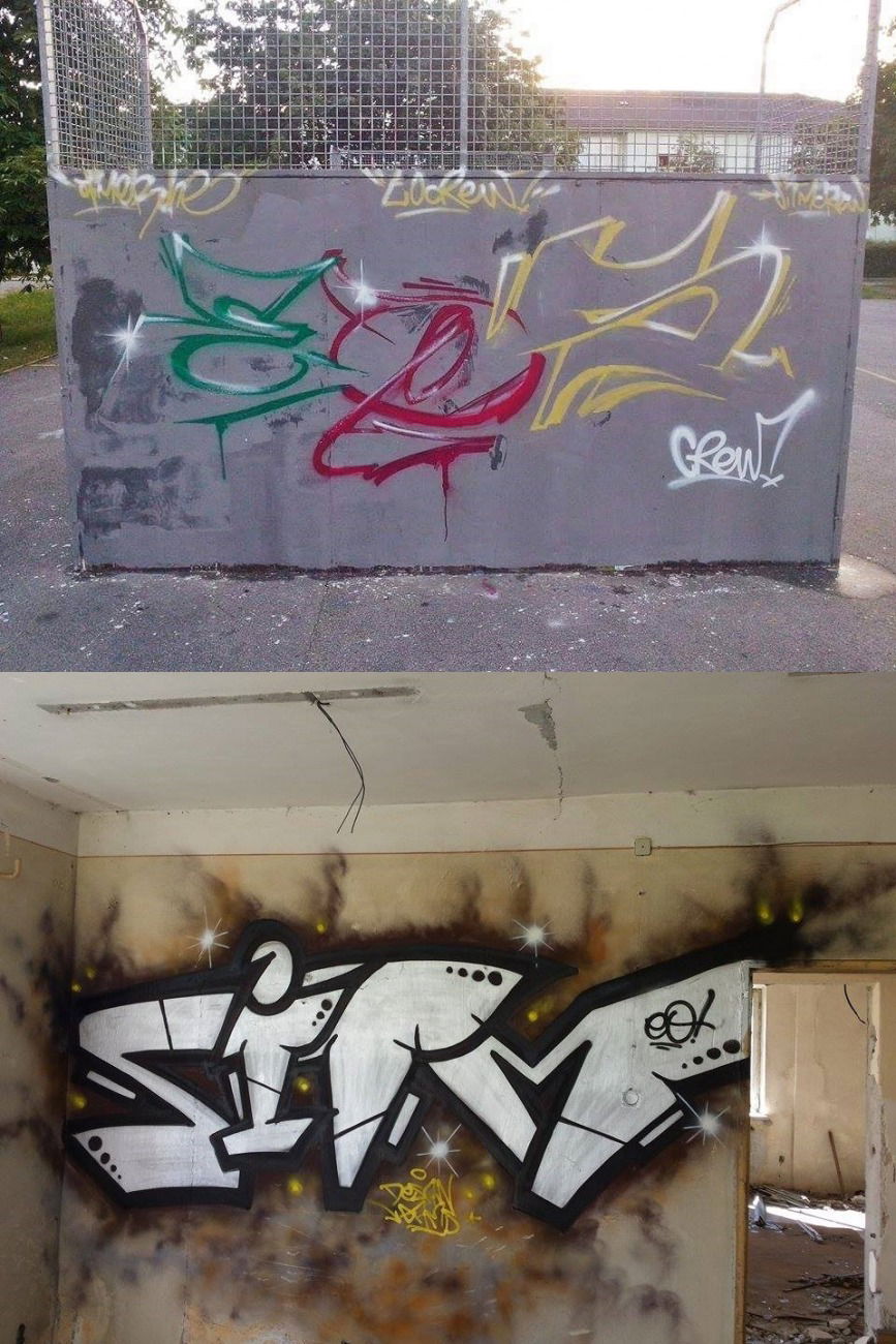 Graffiti Wall - Photo by gintonic - eo, sitm, dsaw (2015)