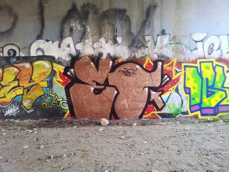 Graffiti Wall - Photo by gintonic - eo, linia, eudezet (2015)