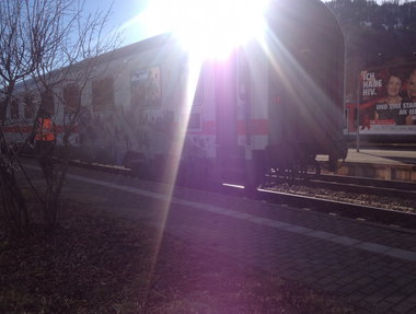 Graffiti Train - Photo by gisela88 - knete, keule, kiecher