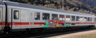 Graffiti Train - Photo by gisela88 - knete, keule, kiecher