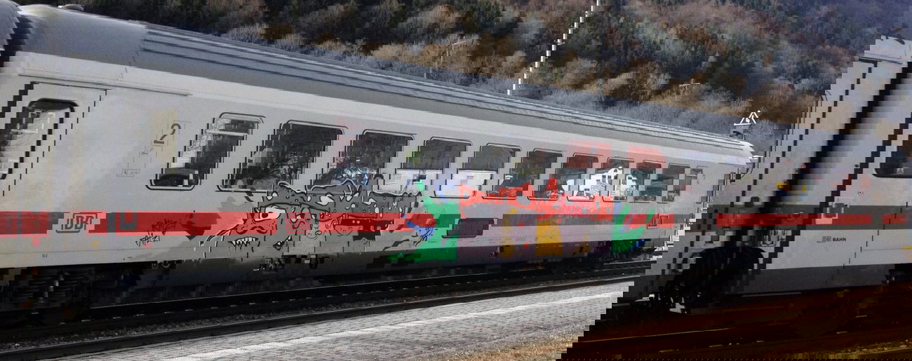 Graffiti Train - Photo by gisela88 - knete, keule, kiecher